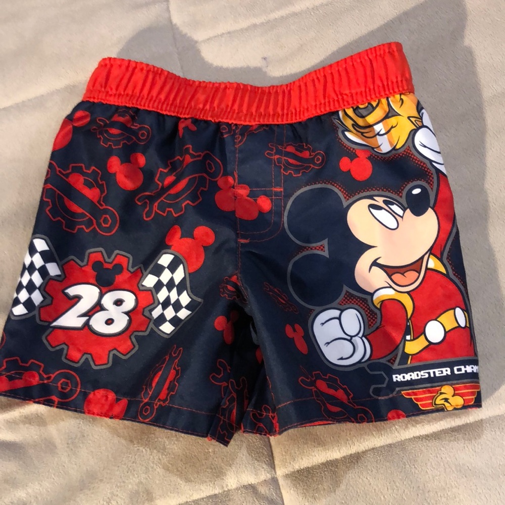 Disney Junior Mickey Swim Trunks 12 months - Picture 1 of 4